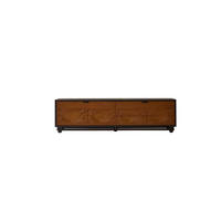 TV-SCHRANK Frida Dunkelbraun aus Mahagoni - Dunkelbraun, Holz (200/55/45cm) - Tikamoon