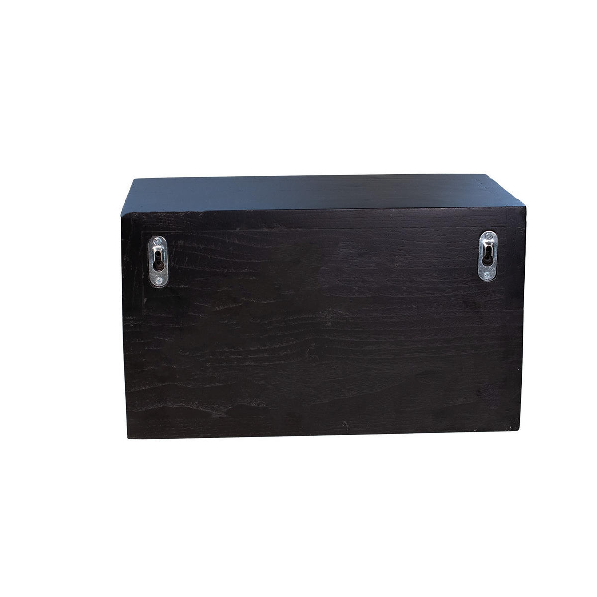 NACHTTISCH mit Schublade aus Holz 35x85x20cm, schwarz - Schwarz, Holz (35/20/20cm) - Giga Meubel