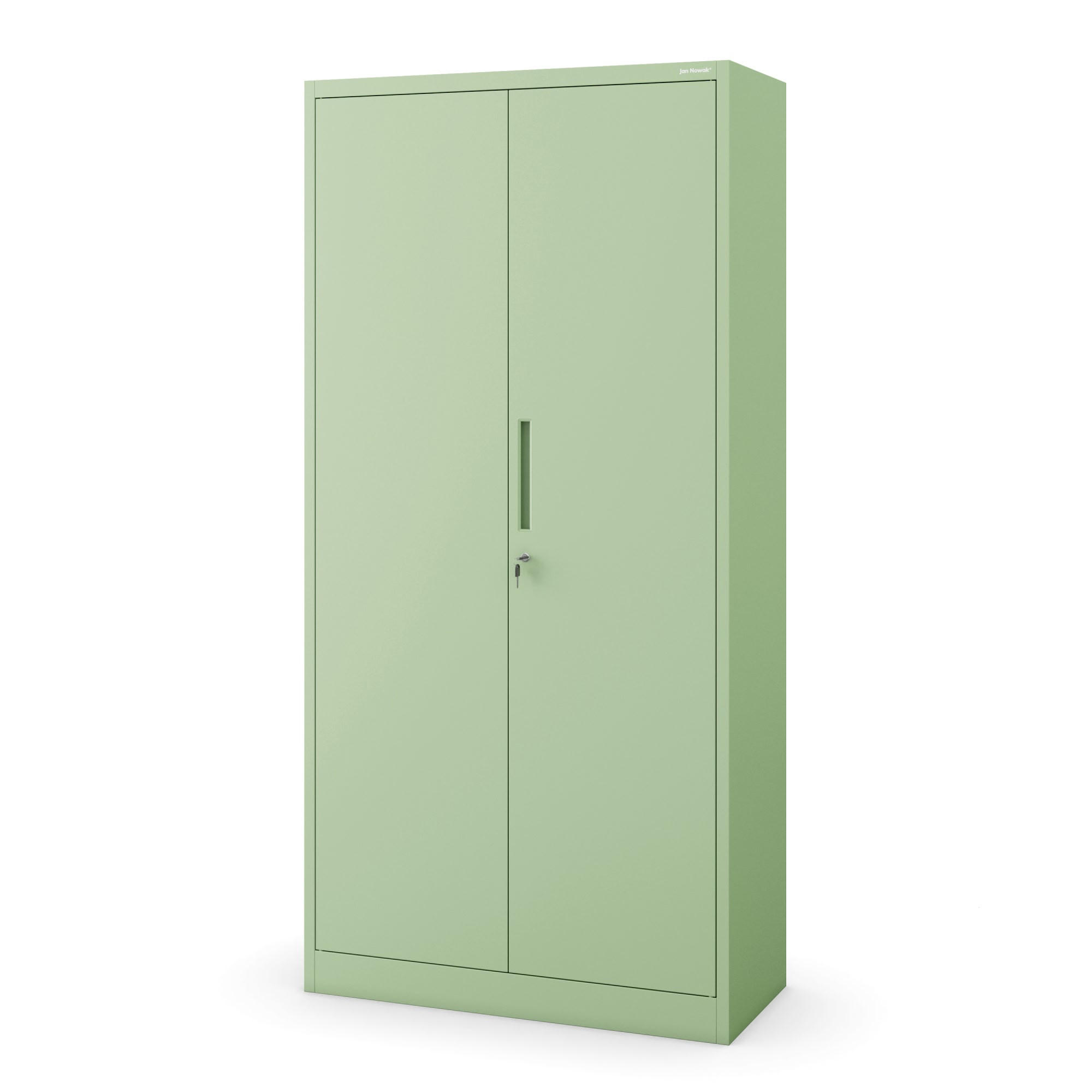 AKTENSCHRANK JAN 185x90x45 cm - Grün, Metall (90/185/40cm) - Jan Nowak
