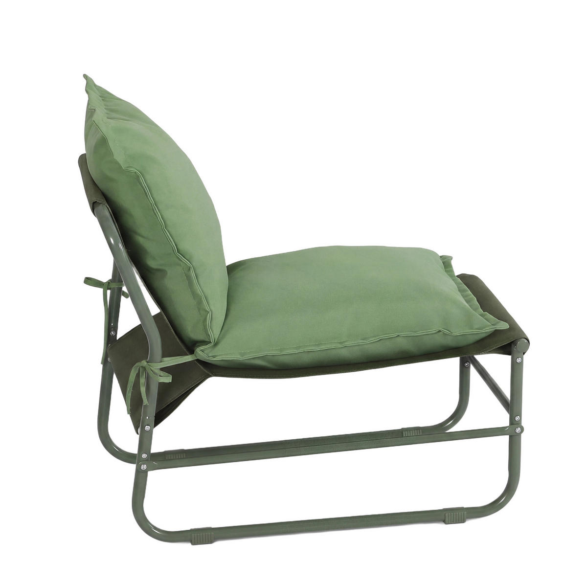 GARTENSET Grün 45/79/44 cm 4er-Set - Grün, Metall - Mobili Rebecca