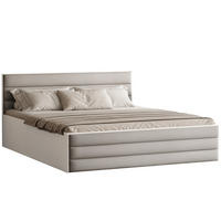 POLSTERBETT VANTAGE 120/200 cm, Bettkasten, mit Matratze, Hellbeige - Sandfarben, Holz/Holzwerkstoff (120/200cm) - Idohome