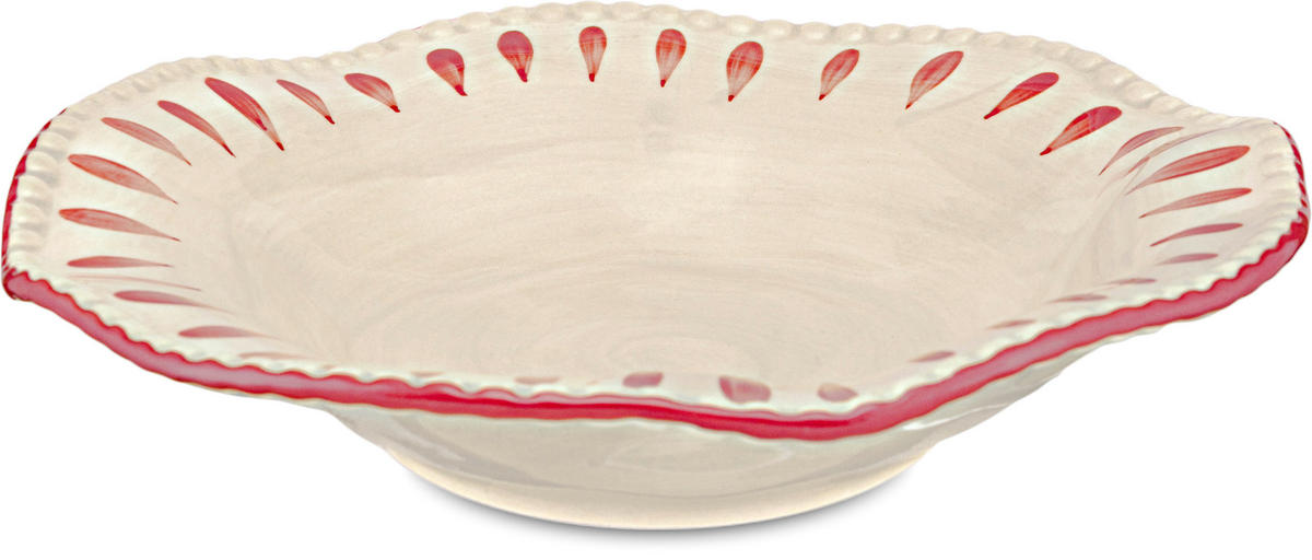 SUPPENTELLER Domitilla Magenta - Multicolor, Keramik (22.5cm) - Rose & Tulipani