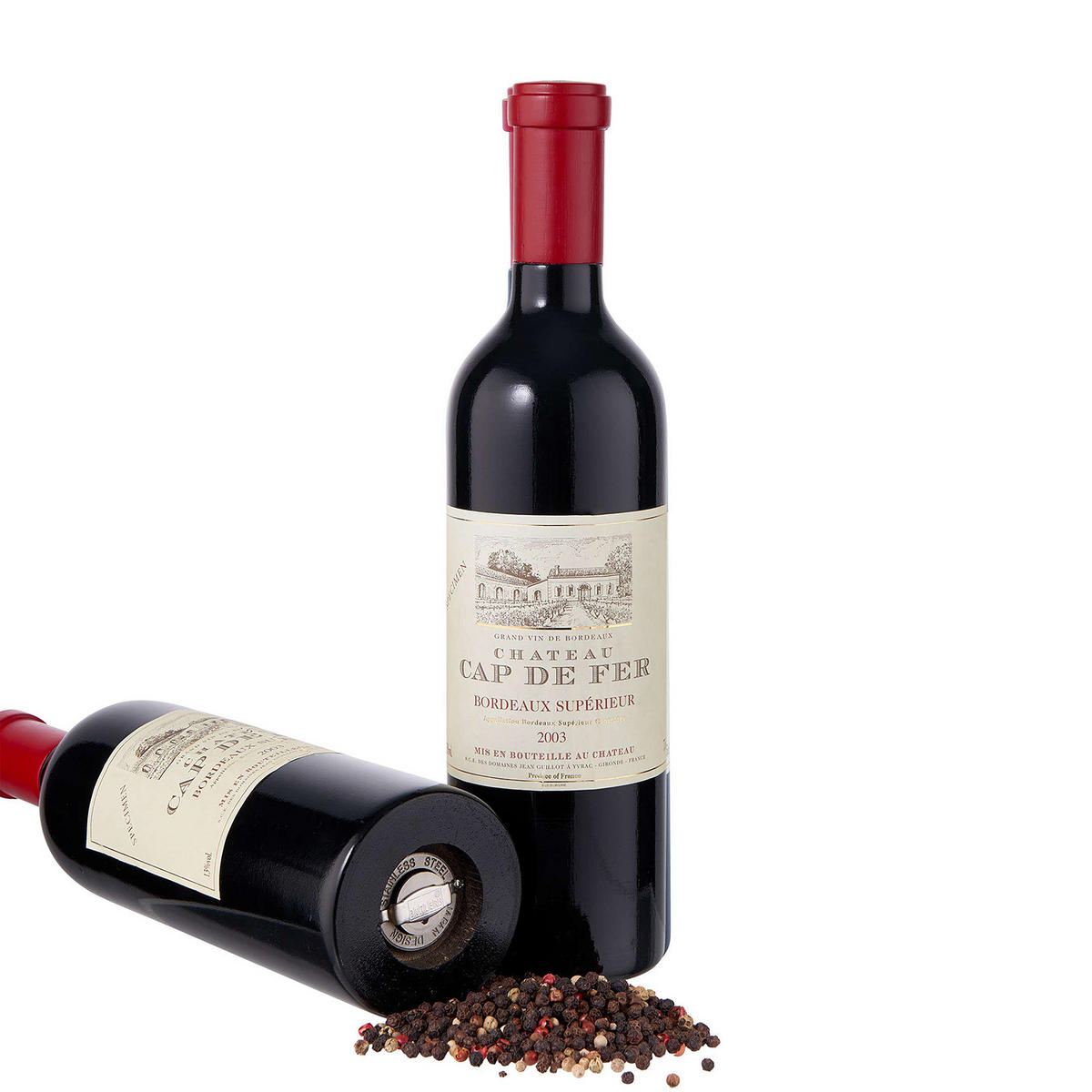 PFEFFERMÜHLE (8er Set) Wine - Schwarz, Holz (7/30/7cm) - Butlers