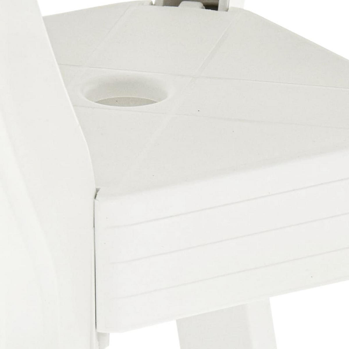 BISTROTISCH Weiss 70/70/72 Cm Kunststoff - Weiß, Kunststoff (70/70/72cm) - vidaXL