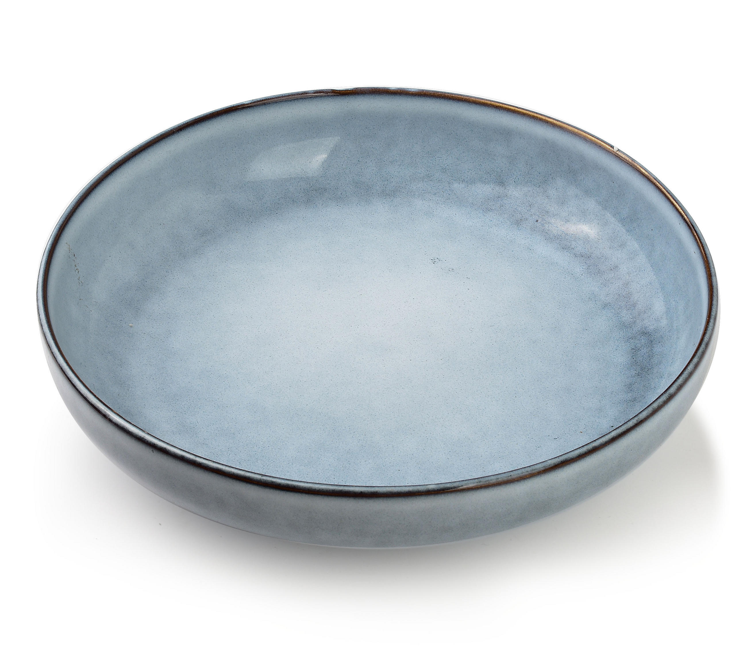 SCHALE Basic Nature Grau 22.5/22.5/5 cm Keramik - Grau, Keramik (22.5cm) - Mondex