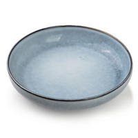 SCHALE Basic Nature Grau 22.5/22.5/5 cm Keramik - Grau, Keramik (22.5cm) - Mondex