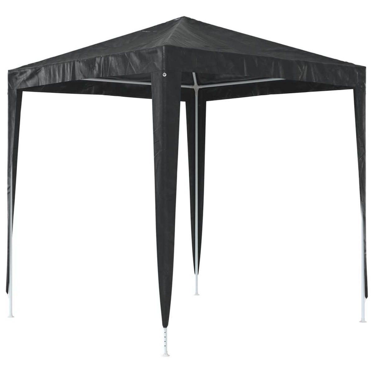 PROFI-PARTYZELT 2/2 M Anthrazit - Anthrazit, Kunststoff (200/240/200cm) - vidaXL