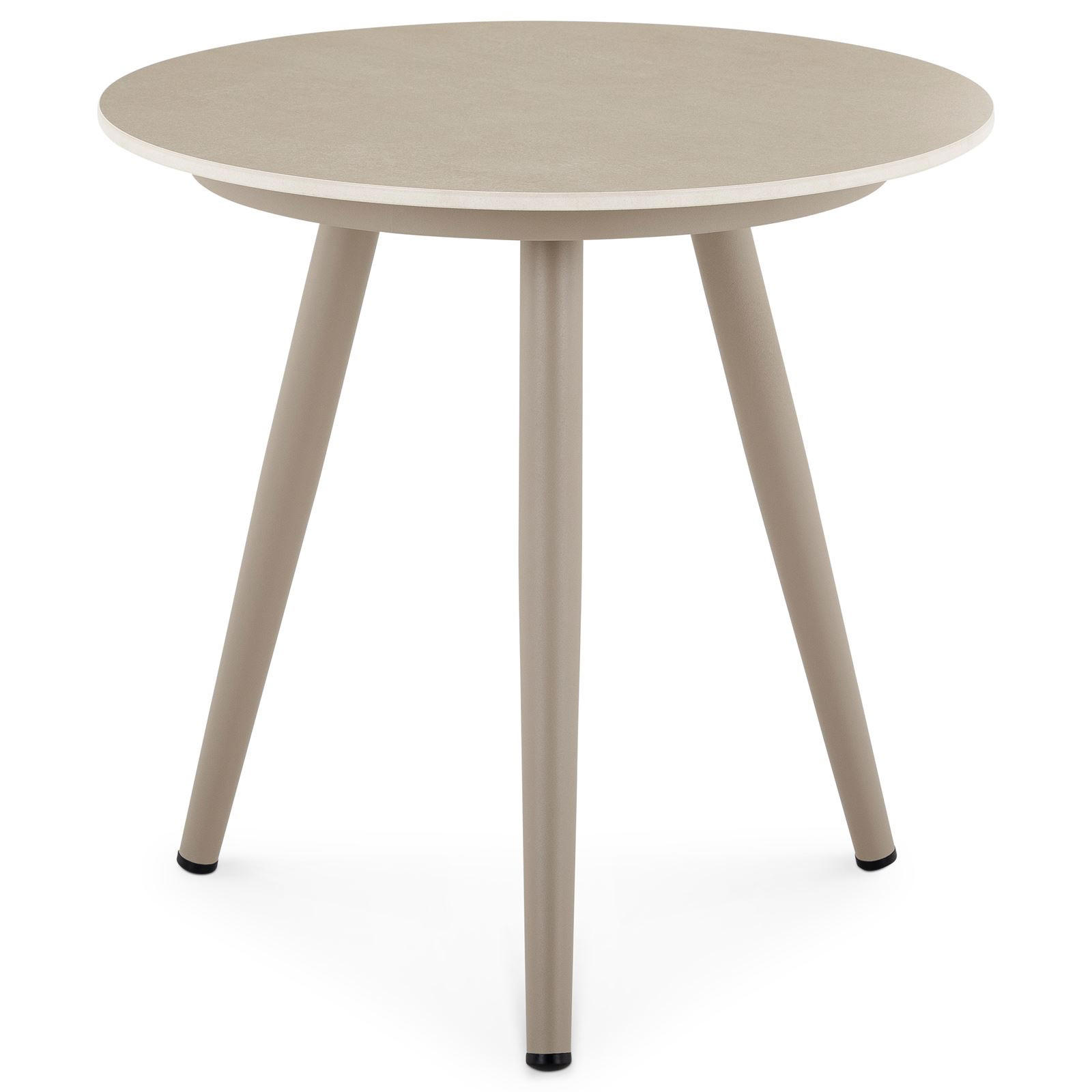 BESITELLTISCH ROSALIA - Champagner, Metall (46/46/45cm) - IDIMEX