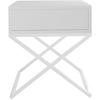 NACHTSCHRANK Max 45/50/35 weiß - Weiß, Holzwerkstoff/Metall (45/50/35cm) - Beautysofa