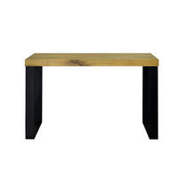 SITZBANK aus Eiche im industriellen Stil für den Flur WESTA - Eichefarben, Holz (60/46/30cm) - Rawood Furniture