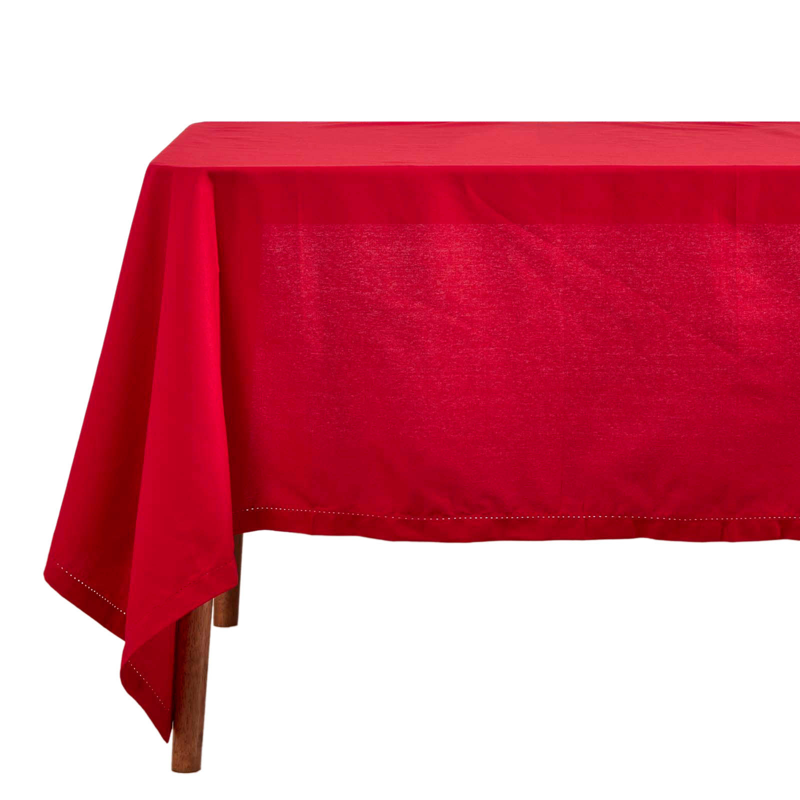 TISCHDECKE rot 137/178 cm, 100% Baumwolle - Rot, Textil (137/178cm) - Homescapes