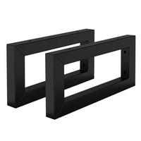 WANDKONSOLE - Schwarz, Metall (15/3/30cm) - ML-DESIGN