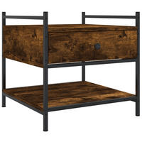 COUCHTISCH Räuchereiche 50x50x50 cm Holzwerkstoff - Braun, Holzwerkstoff (50/50/50cm) - furnicato