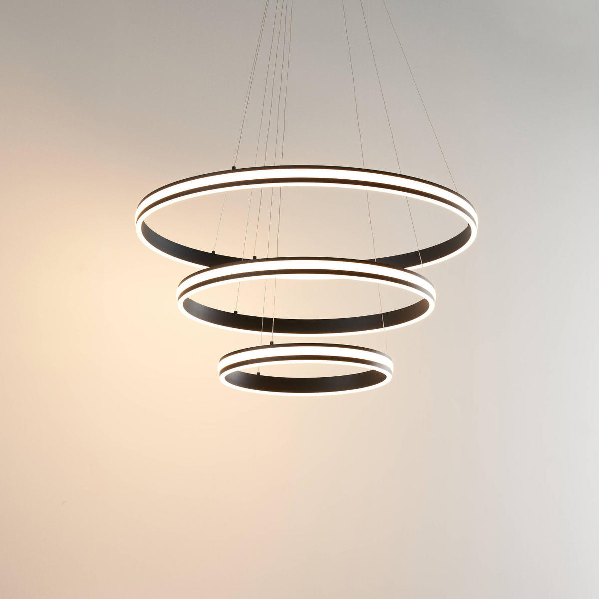 HÄNGELEUCHTE Maroggia, Schwarz, 30cm - Schwarz, Metall (200/80/30cm) - KOSILUM