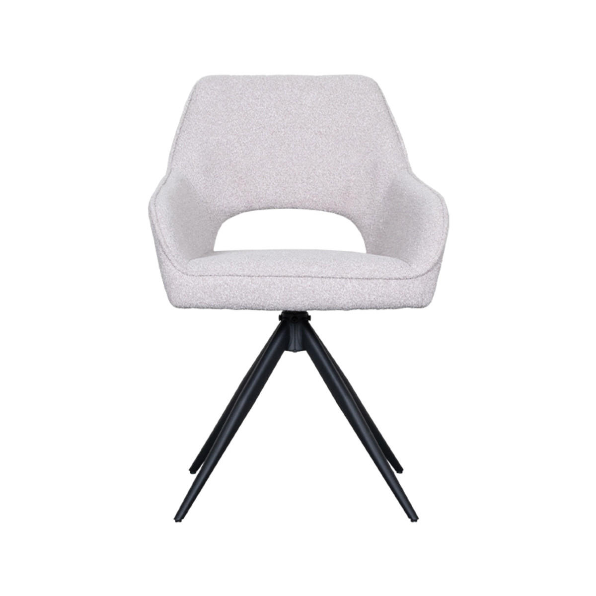 ESSZIMMERSTUHL Finley Beige 59/60/91 cm 2er-Set - Beige, Textil (60/91/59cm) - LABEL51