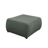 POLSTERHOCKER Anike In Now Or Never - Waldgrün, Holzwerkstoff/Textil (98/42/66cm) - Fun Möbel