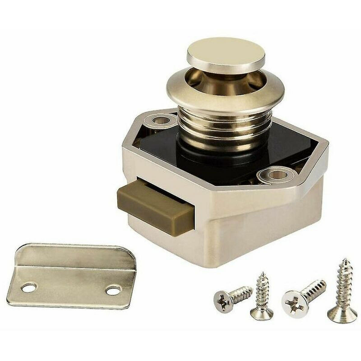 SCHRANKKNOPF 5er-Set - Multicolor, Metall (1.5/3/1.5cm)