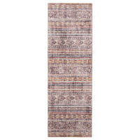 VINTAGE-LÄUFER George waschbar 80x240 cm - Pink/Multicolor, Kunststoff (80/240cm) - benuta