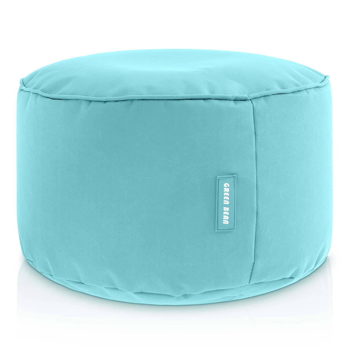 SITZSACK-HOCKER Pouf "Stay" 45x25cm - Blau, Textil (45/25/45cm) - Green Bean
