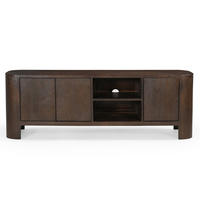 TV-MÖBEL aus Mangoholz 160cm, dunkelbraun - Braun, Holz (160/55/40cm) - Giga Meubel