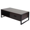 COUCHTISCH rechteck Dunkelbraun - Dunkelbraun, Holz (60/120/41cm) - MCW