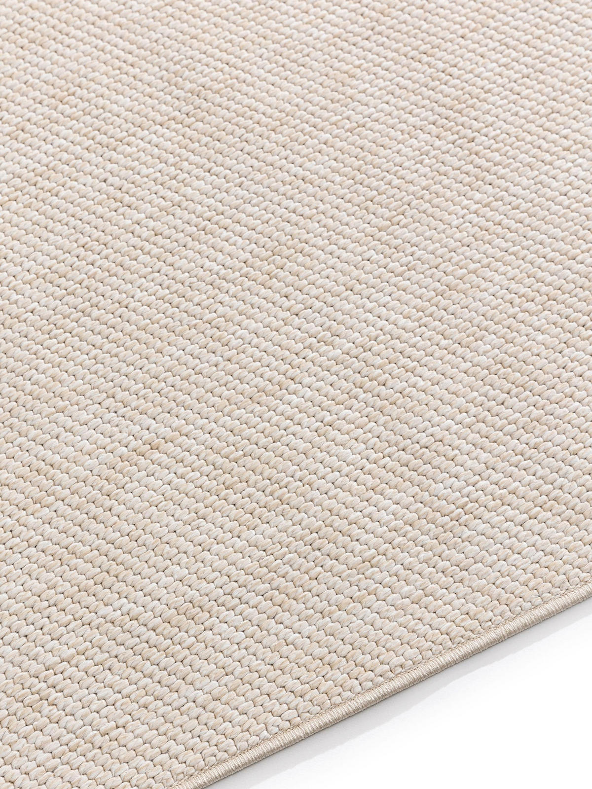 OUTDOORLÄUFER Iowa Cream 80x300 cm - Creme, Kunststoff (80/300cm) - benuta