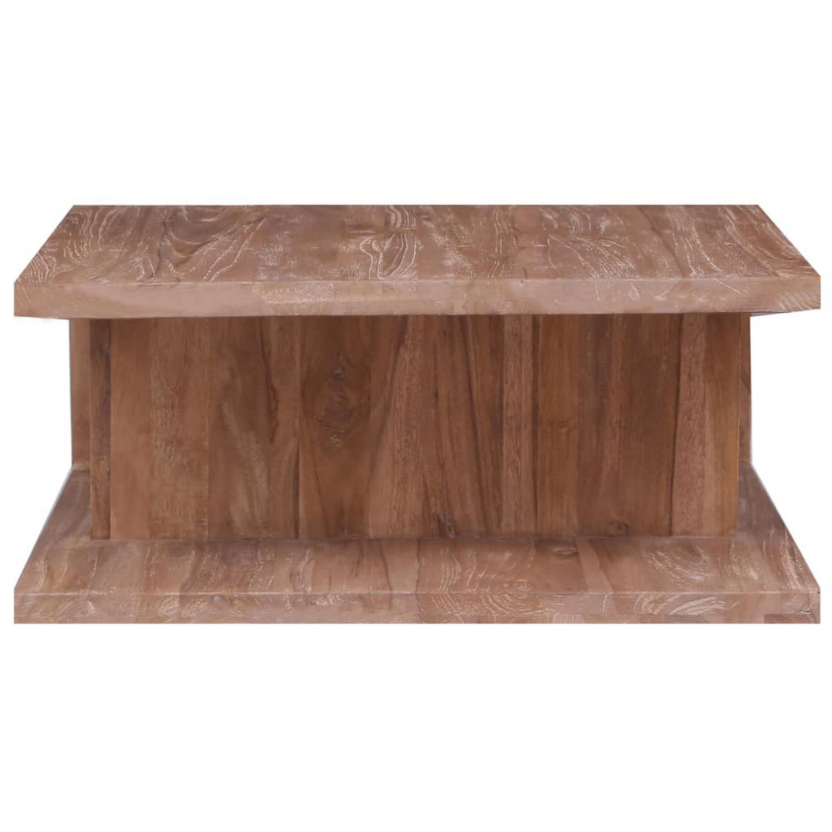 COUCHTISCH 70 x 70 x 30 cm Massivholz - Braun, Holzwerkstoff (70/70/30cm) - furnicato