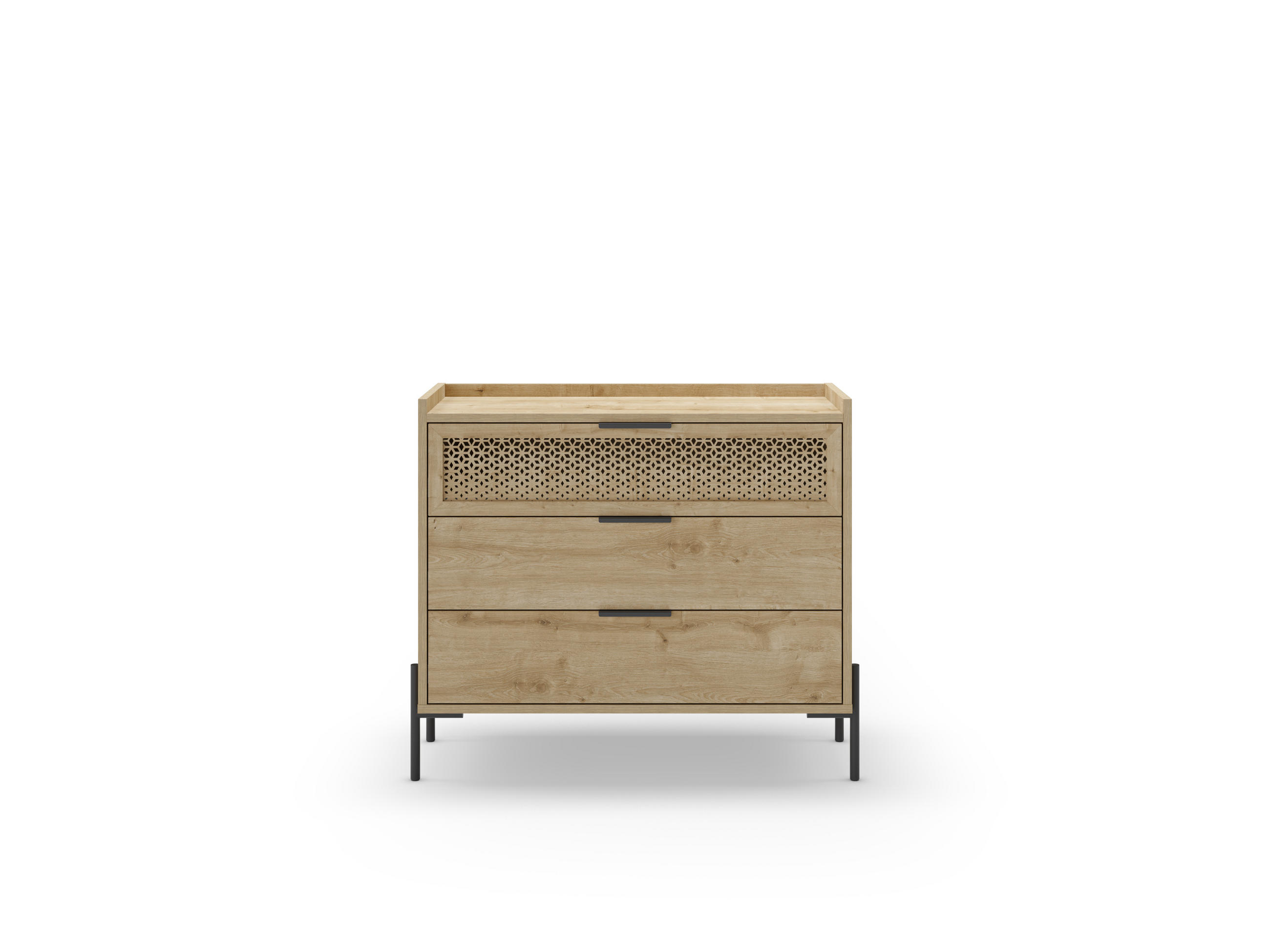 KOMMODE Inca Braun 90/40/80 cm - Braun, Holz (40/80/90cm) - Calicosy