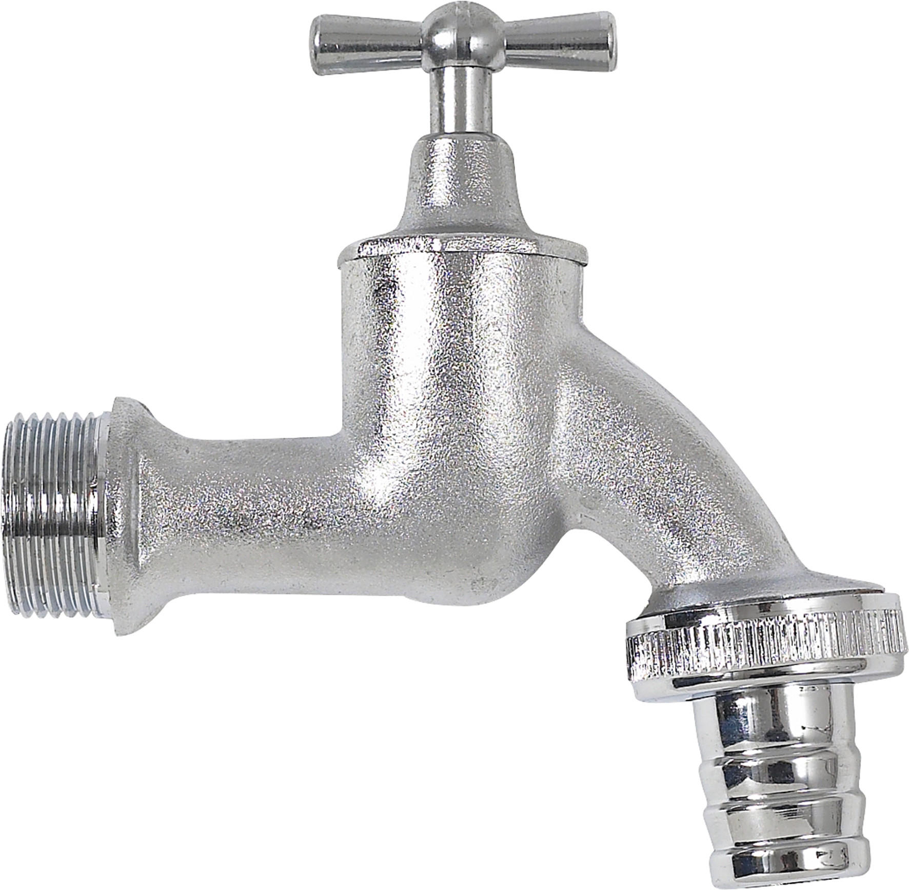 CHROM-AUSLAUFHAHN 3/4'' - Naturfarben, Metall (11/4/15cm) - GARANTIA