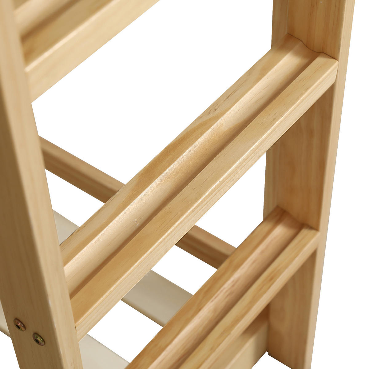 ETAGENBETT MDF Kiefer 90/200 cm Natur - Ahornfarben, Holz - Raumix