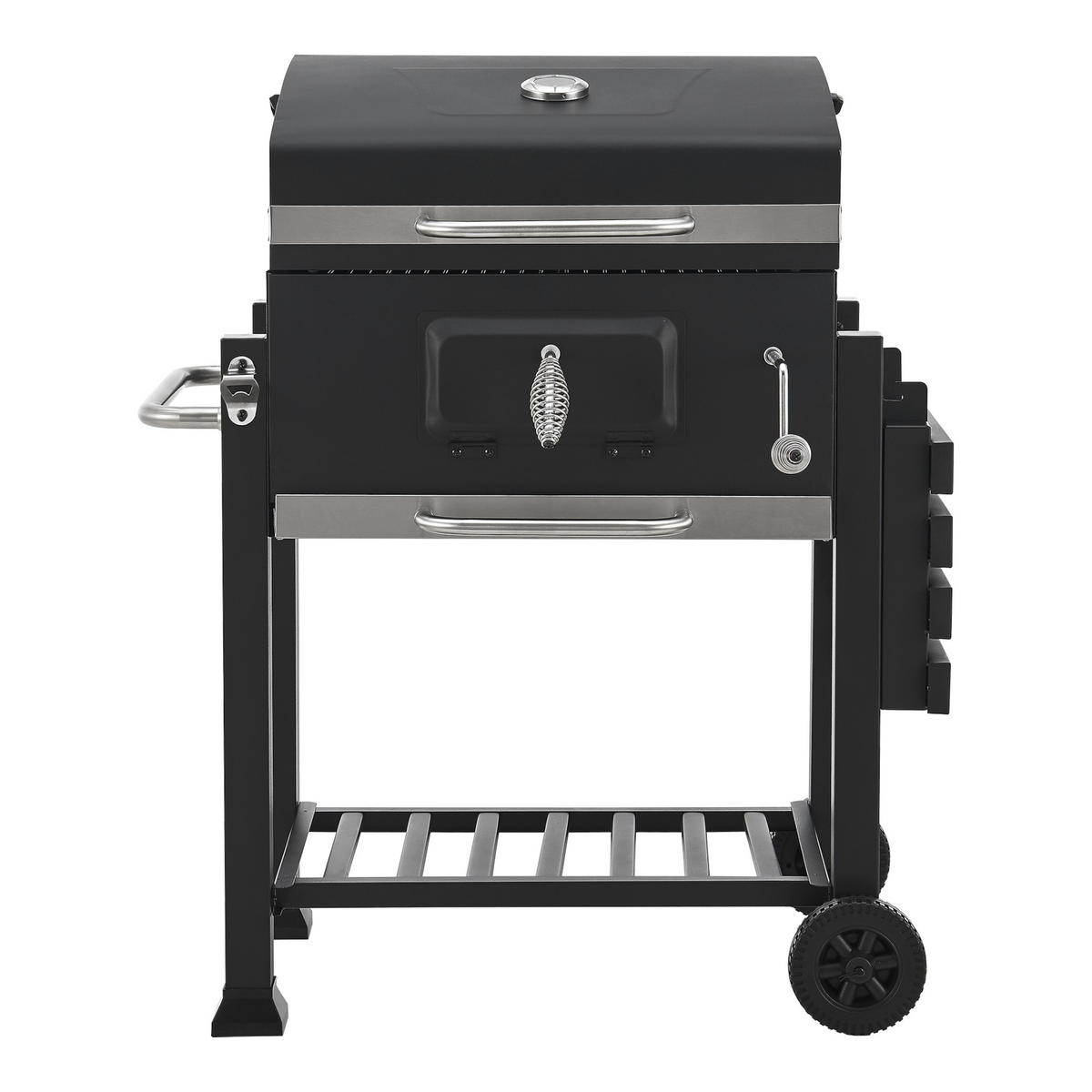 GRILLWAGEN Arnad - Schwarz, Metall (114/105/47.5cm) - casa.pro