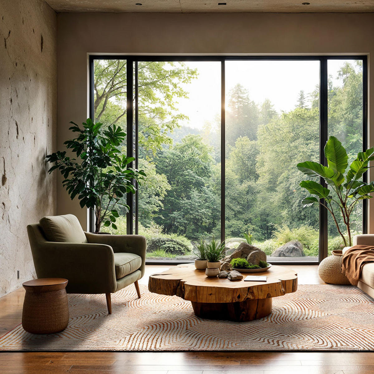 TEPPICH Indian Sand Meditation Coral 170/240 cm - Rot, Textil (170/240cm) - Louis De Poortere