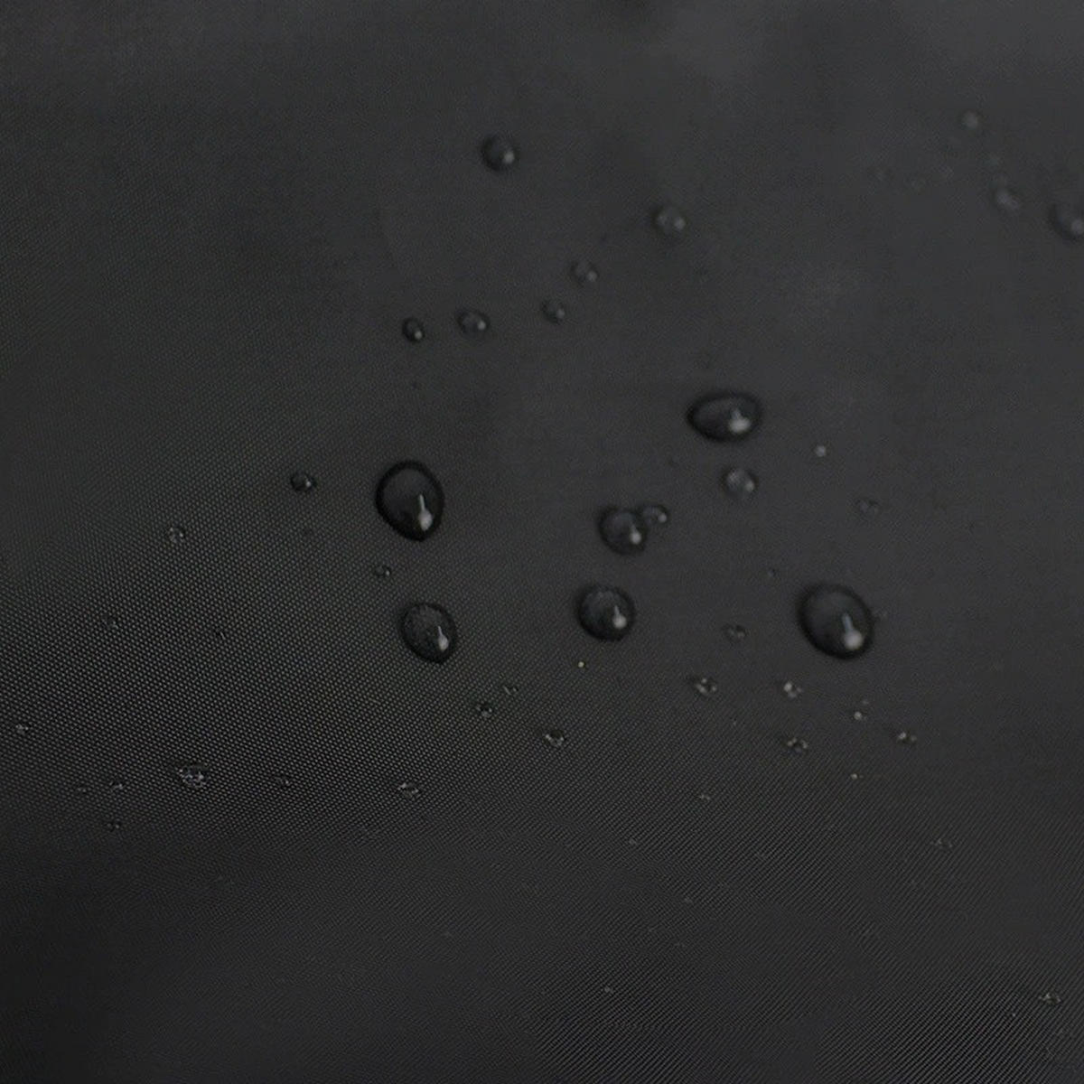 DUSCHVORHANG Schwarz Polyester schimmelresistent wasserdicht Badezimmer mit Ringen - Schwarz, Textil (200/180cm) - MCBOSON