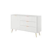 SIDEBOARD LANTE Weiß 138x38x81 cm - Weiß, Holzwerkstoff (138/81/38cm) - FURNLUX