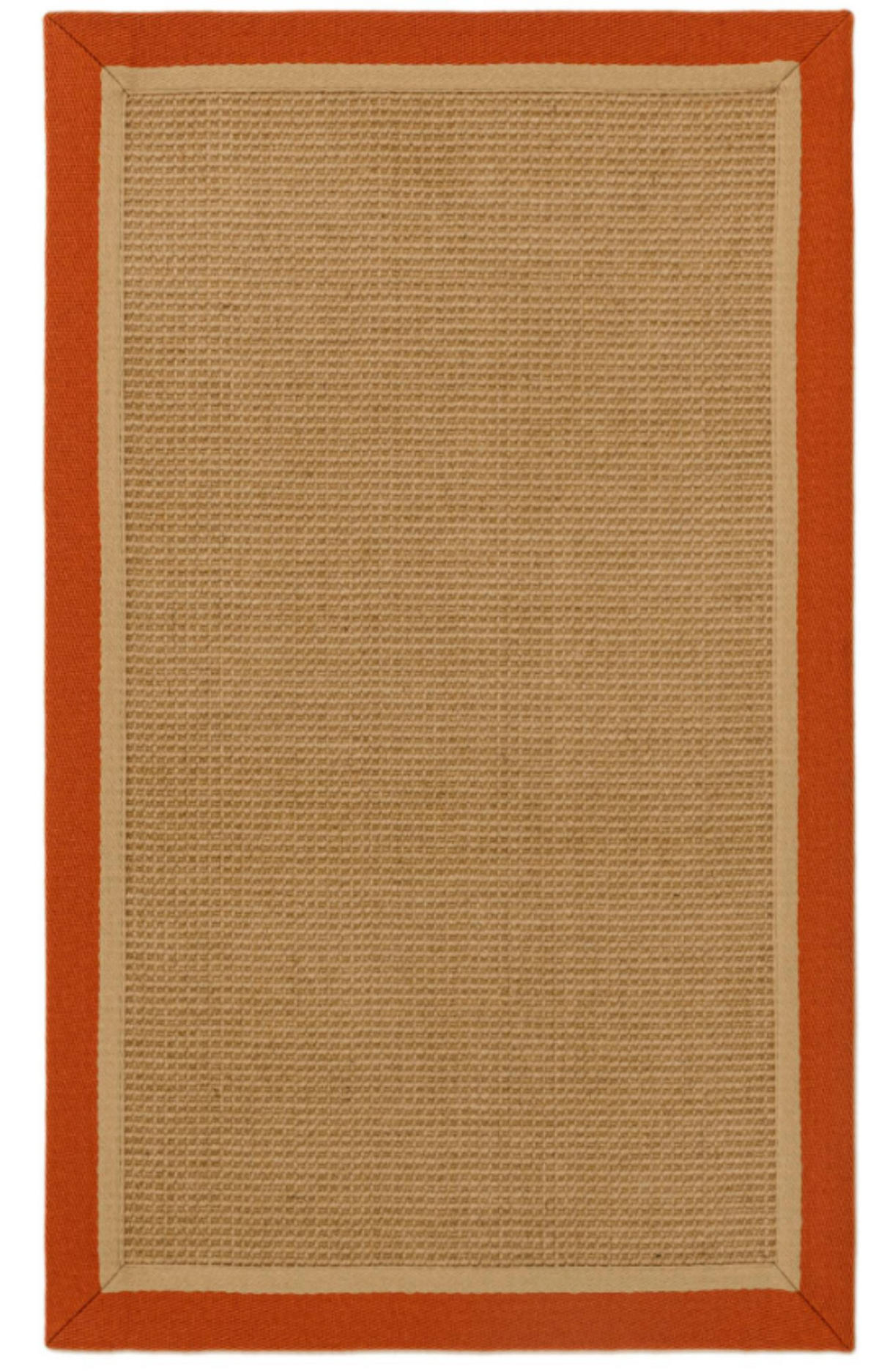 TEPPICH modern Wohn-/Schlafzimmer Naturfaser DORO Orange 40x120 cm - Orange, Naturmaterialien (40/120cm) - Novatrend