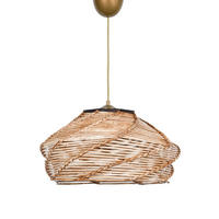 HÄNGELEUCHTE sarah farbe braun 60w - Braun, Holz (36/36/18cm) - Concept Usine