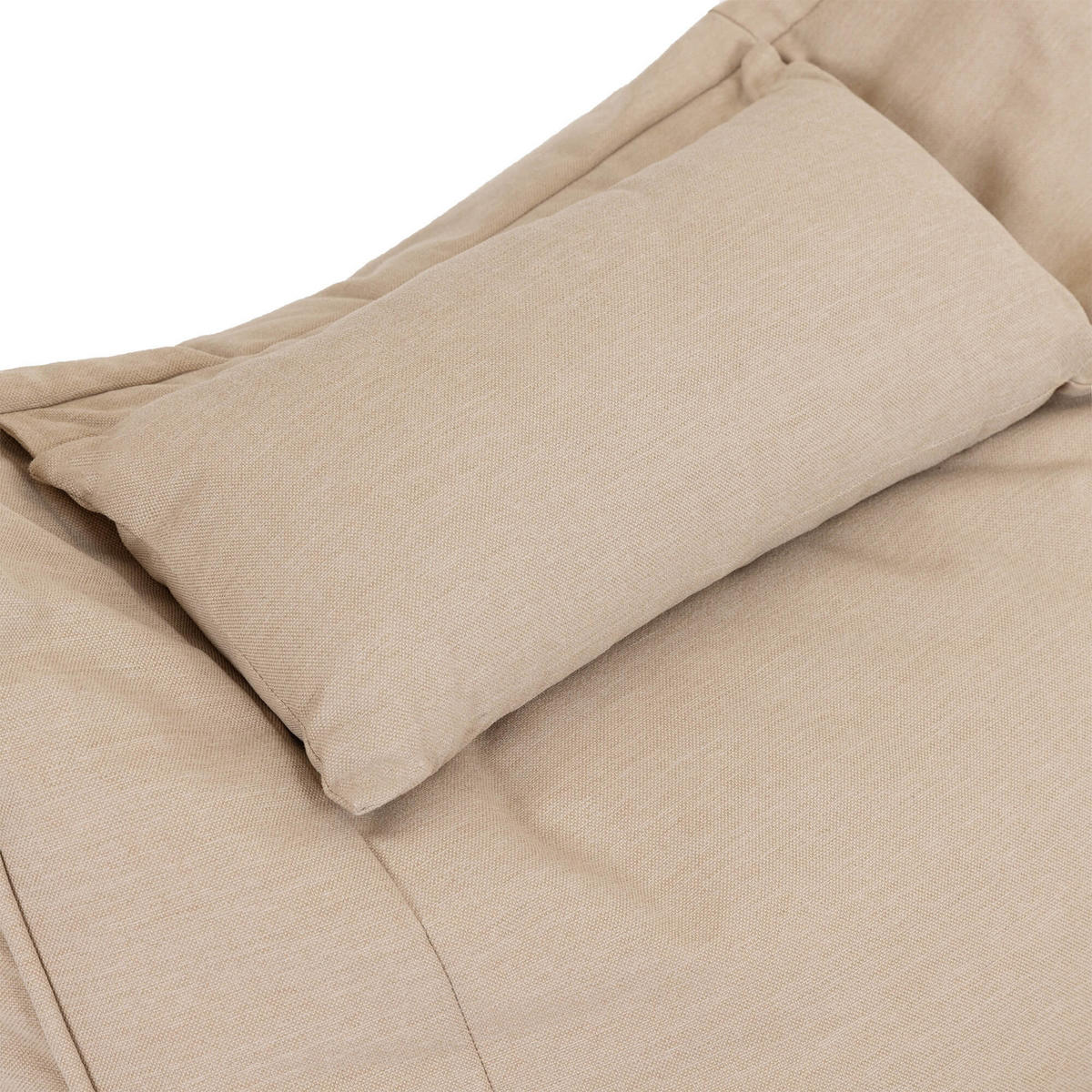 SITZSACK Outdoor mit Bodenkissen Nova - Beige, Textil (84/68/180cm) - icon