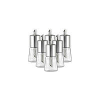 ZUCKERSTREUER Basic transparent-silber 15 cm 6er Set - Transparent/Silberfarben, Glas/Metall (7/16/7cm) - Ritzenhoff Breker
