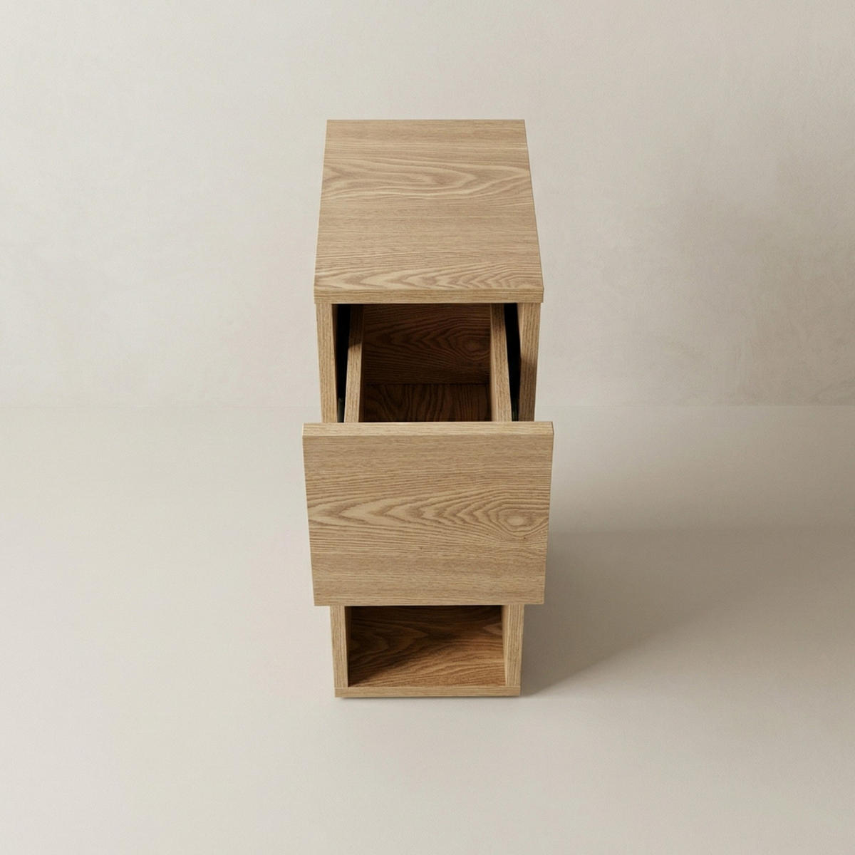 BEISTELLTISCH Teny 20/30/55 cm - Braun, Holzwerkstoff (20/55/30cm) - EDAXO