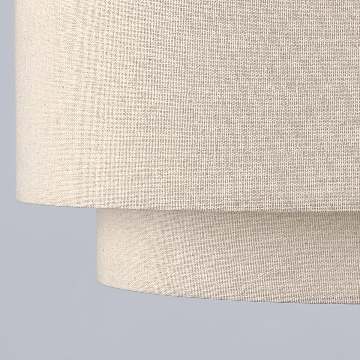 PLAFONIERA Bej bronz in E27 - bej, material textil/metal (35/35/24cm) - Relaxdays