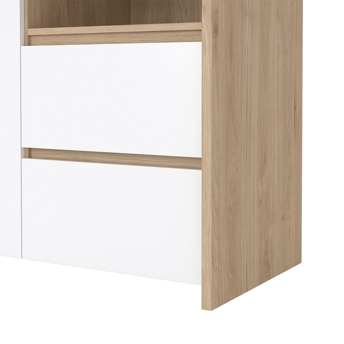 VITRINENSCHRANK, Next, Eiche, Holzwerkstoff, 100 x 49 x 171 cm - Eichefarben, Holzwerkstoff (100/171/49cm) - ebuy24