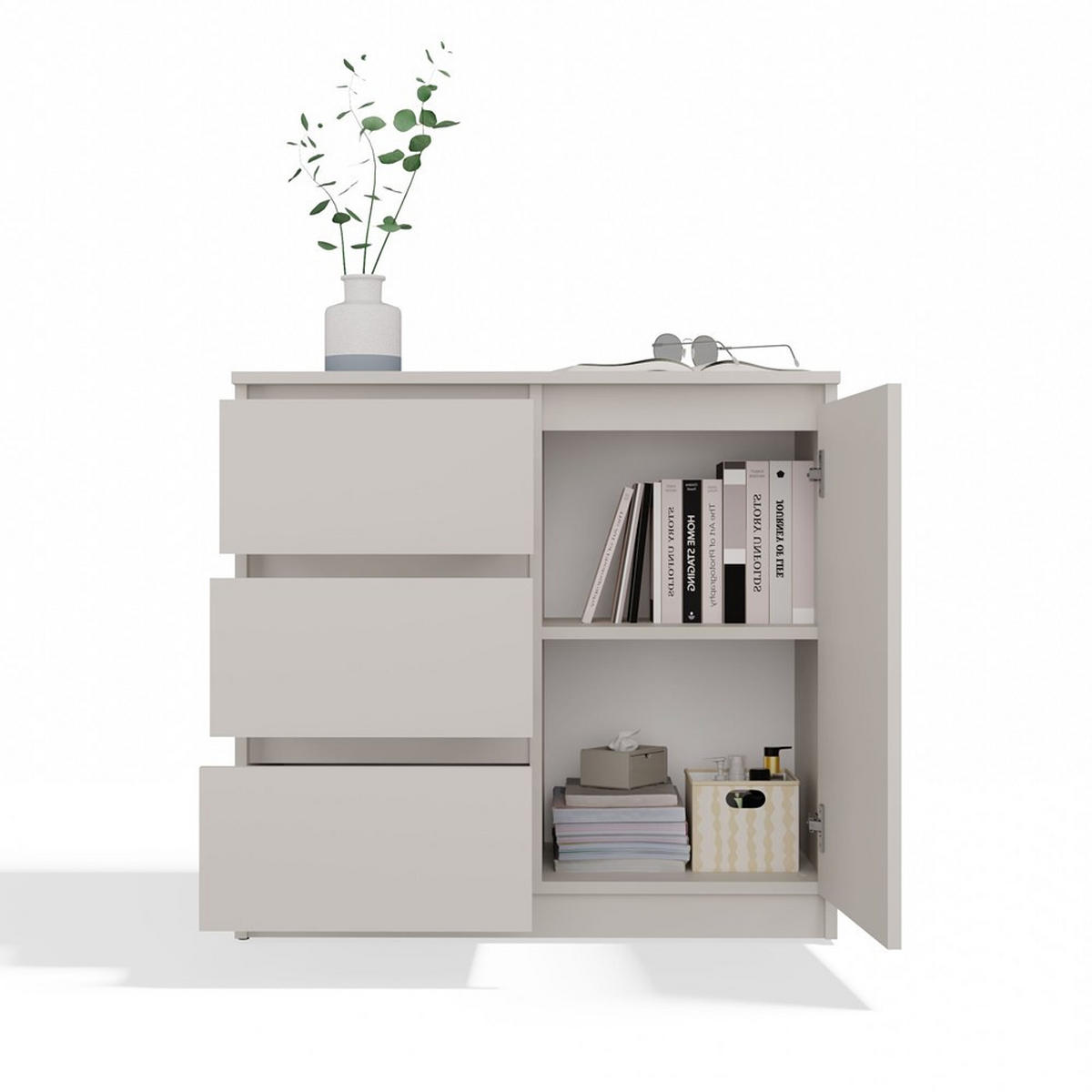 KOMMODE Kaschmir 80/75/40 - Kaschmir, Holzwerkstoff (80/75/40cm) - RAUMHIRSCH FURNITURE