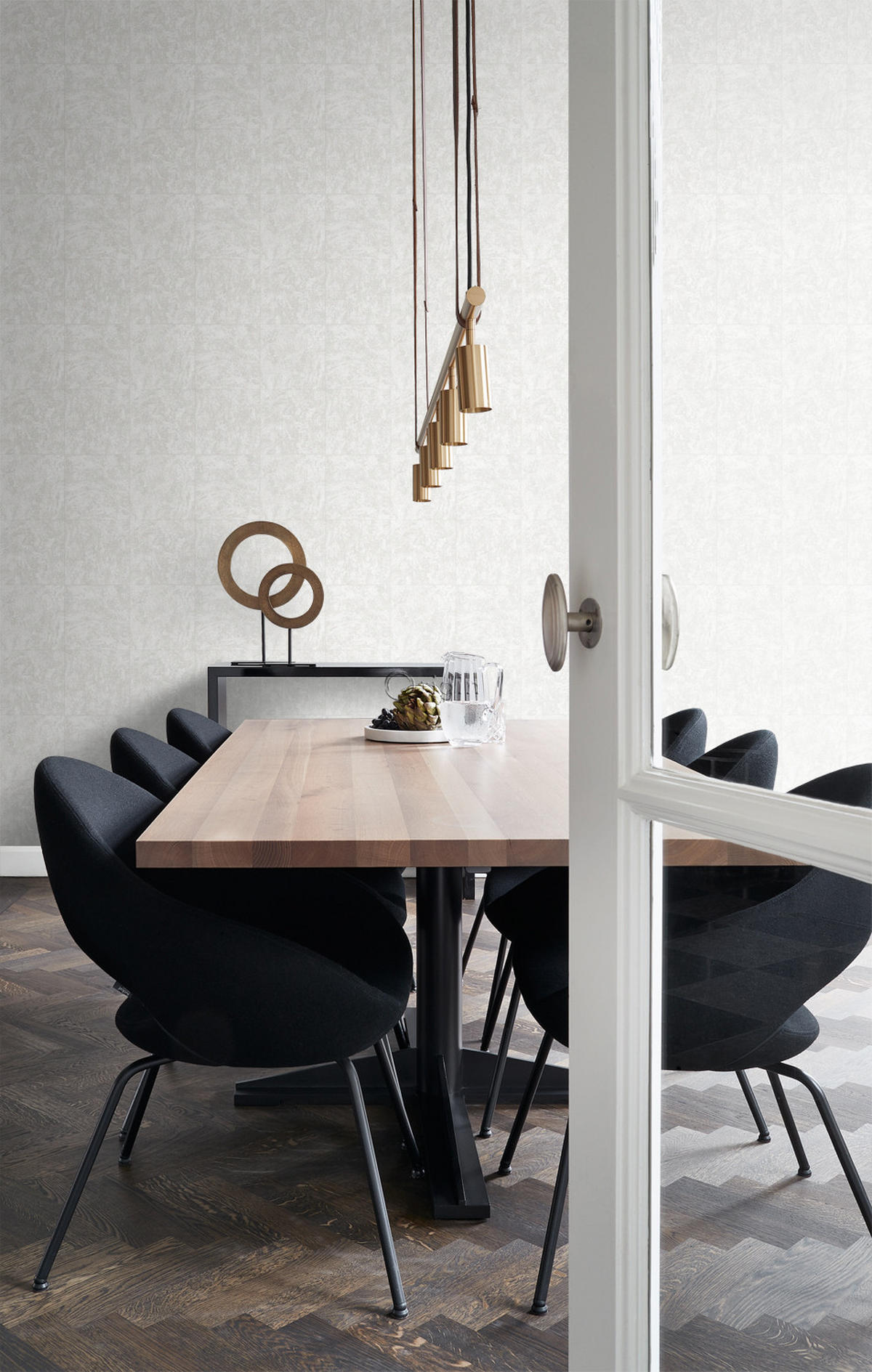 TAPETE Stein-Optik 53 cm x 10.05 m - Weiß, Papier (53/1000cm) - Origin Wallcoverings