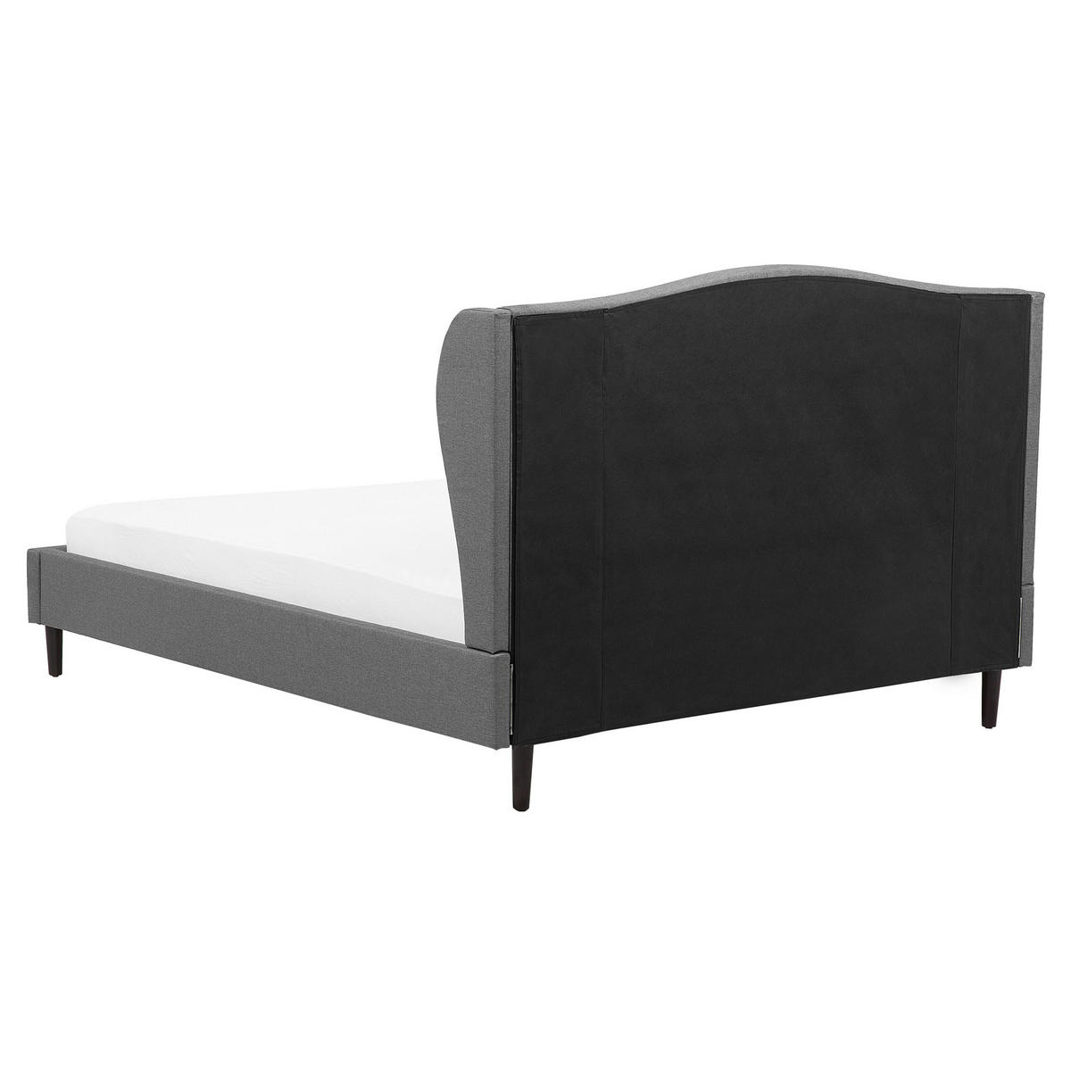 POLSTERBETT 160/200cm Grau Colmar - Grau, Textil (160/200cm) - Beliani