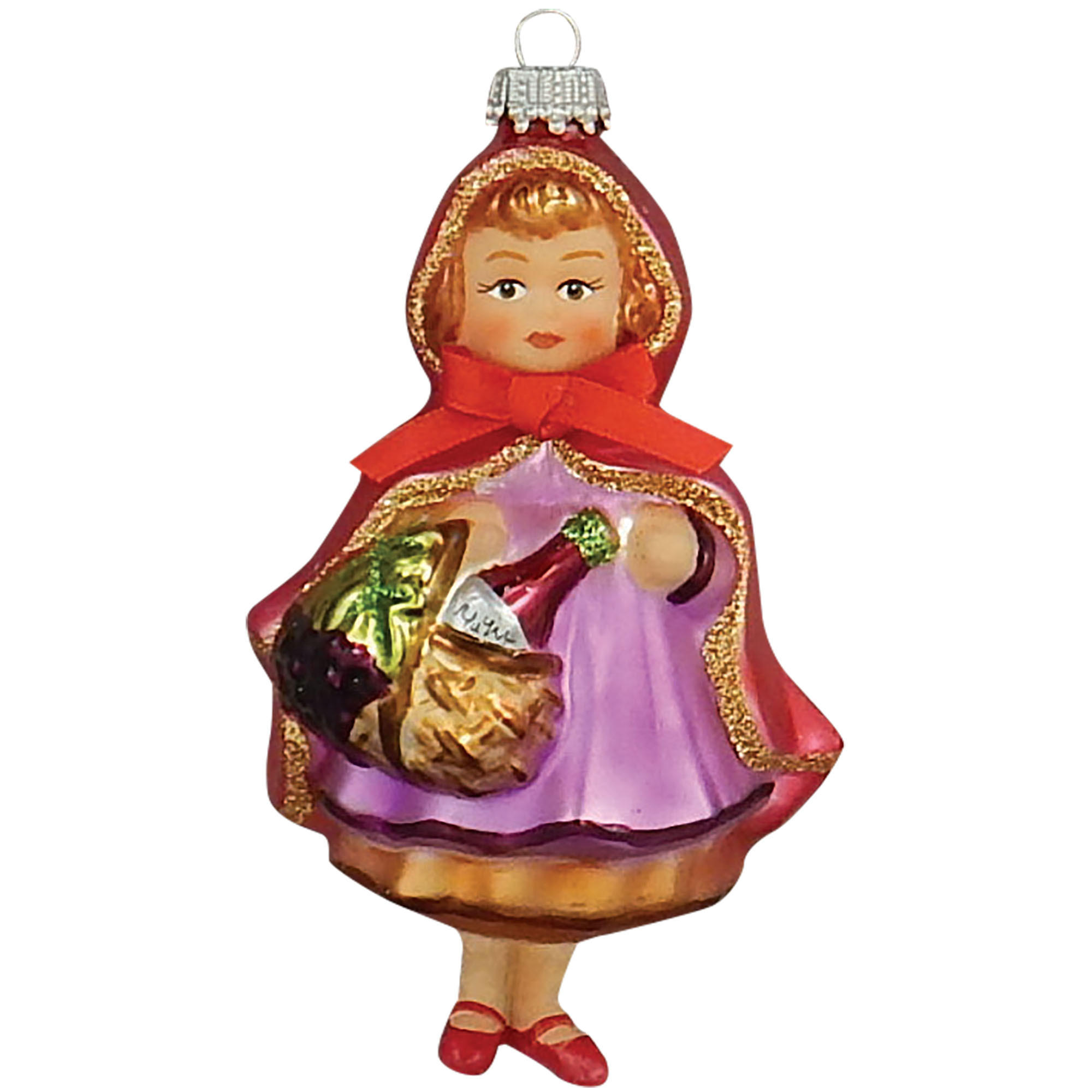 Krebs Glas Lauscha Christbaumschmuck Mehrfarbig 8x12x5 cm