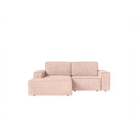 ECKSOFA KOKKO MINI mit Schlaffunktion, Rose - Pink, Textil (240/167cm) - Fedve