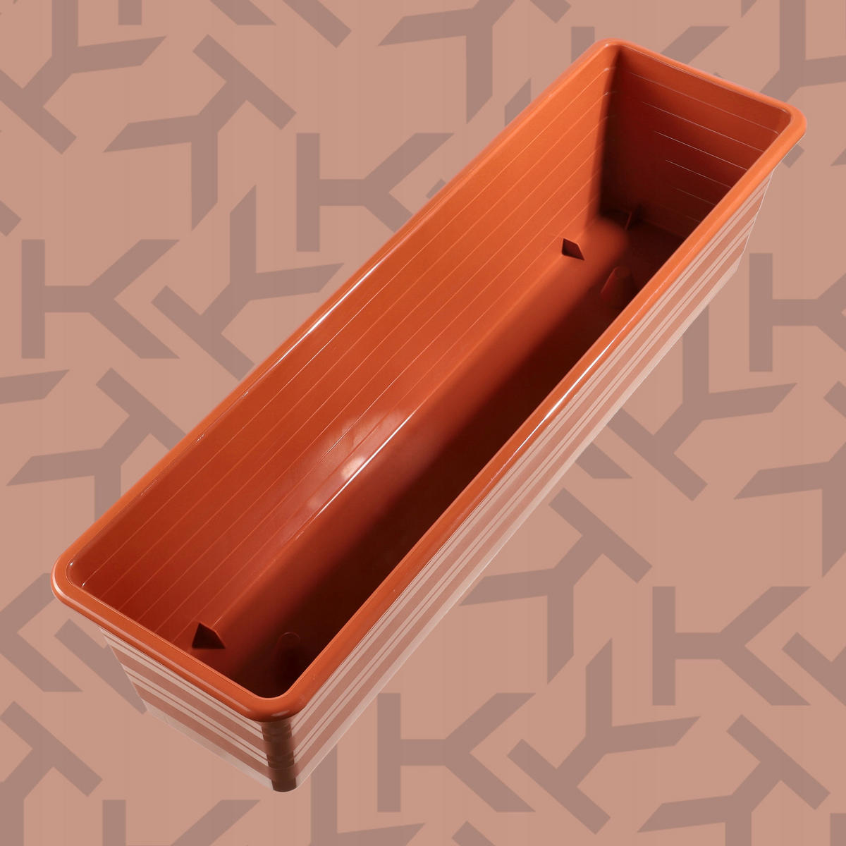 BALKONTOPF 60 cm, Terrakotta - Terracotta, Kunststoff (17/60cm) - KADAX