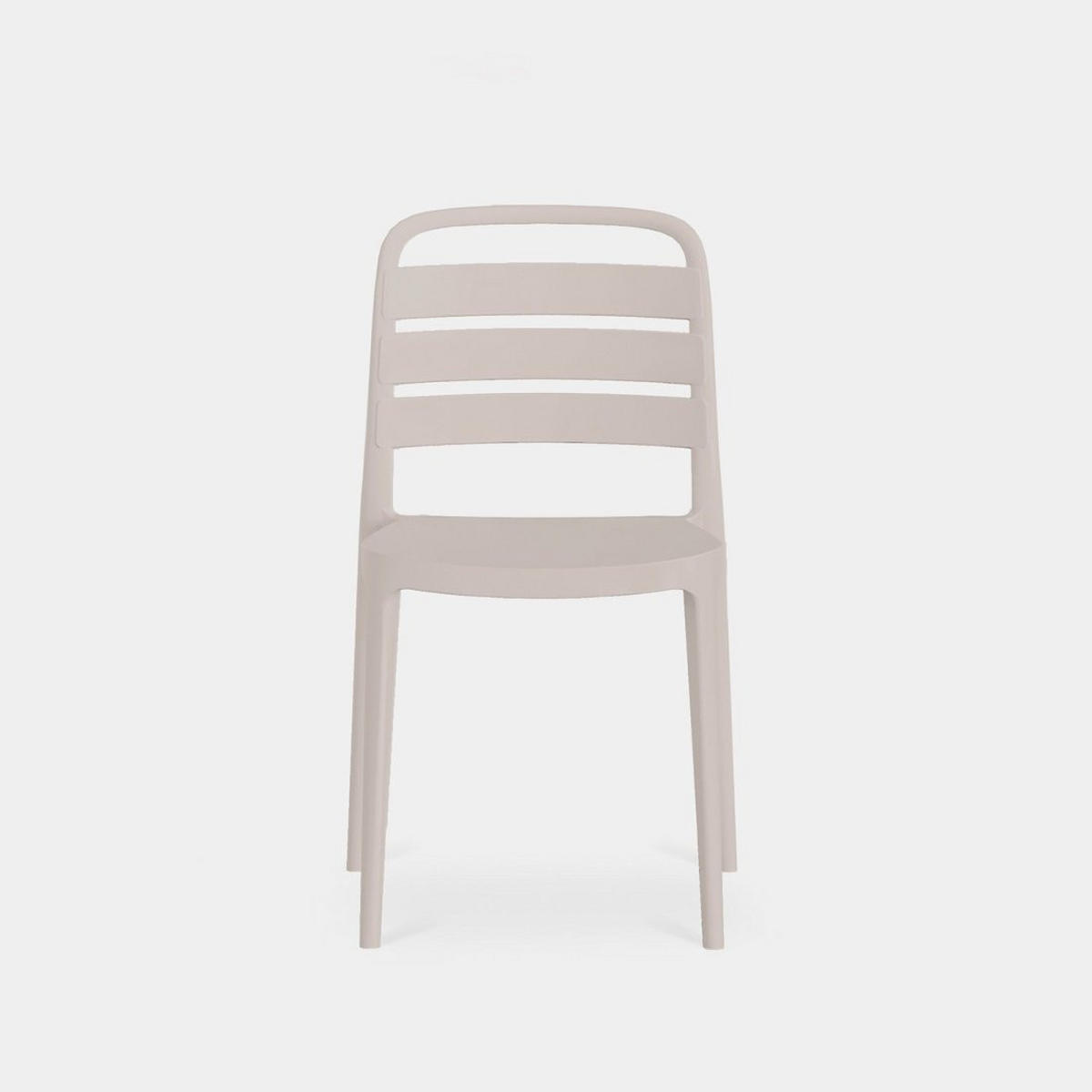 STUHL FÜR DRAUSSEN Zira Beige 42 cm x 80 cm - Beige, Kunststoff (42/80/52cm) - Klast Home