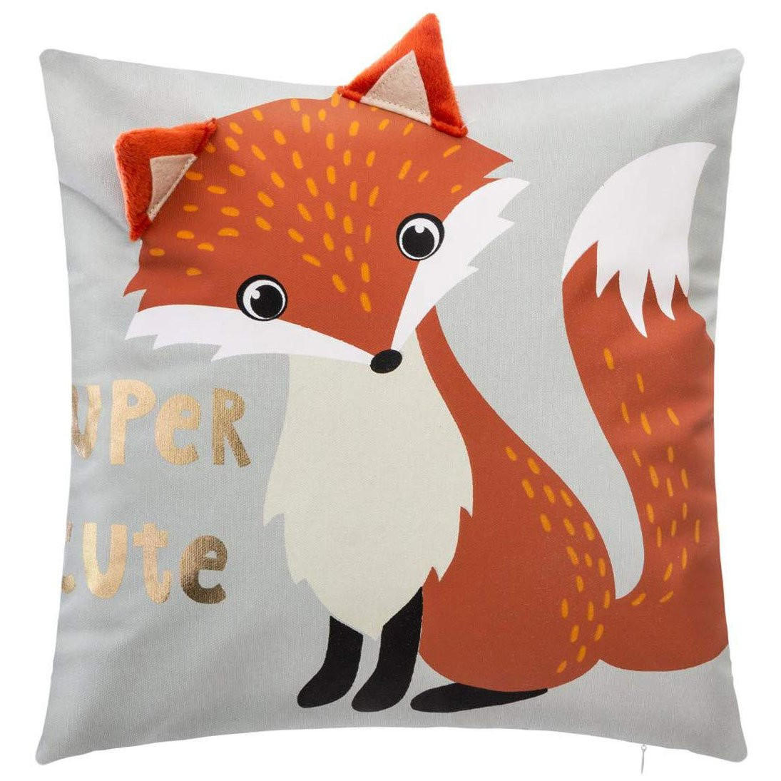 ZIERKISSEN 40/40 cm - Orange, Naturmaterialien (40/40cm) - Atmosphera for kids