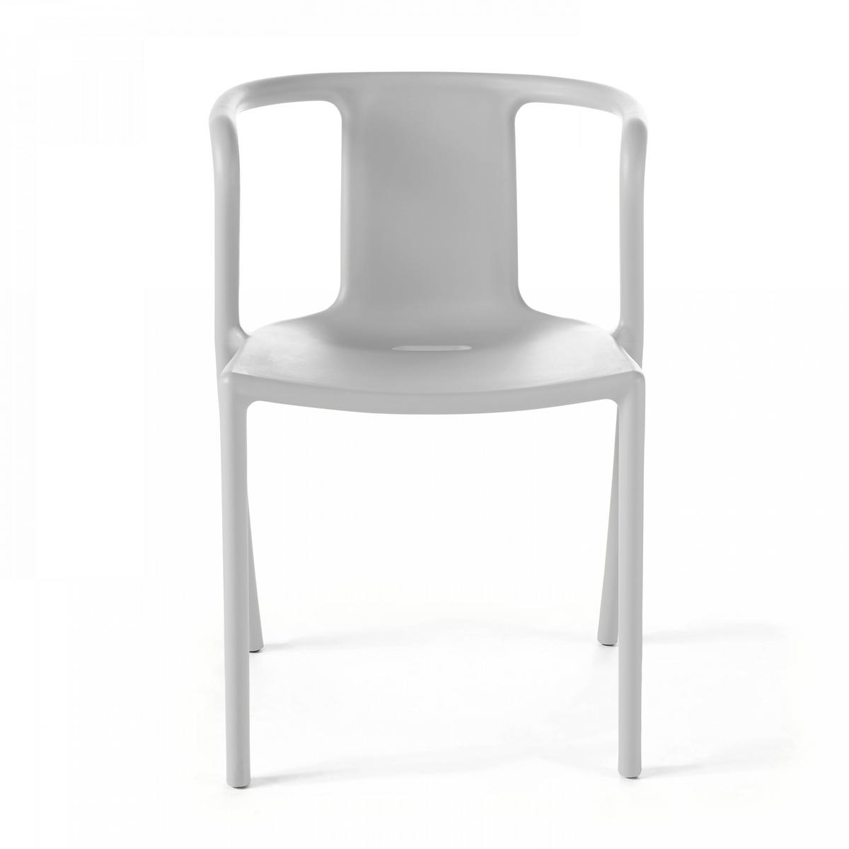 STÜHLE 4-tlg., Weiß - Weiß, Textil (60/82/60cm) - Oviala